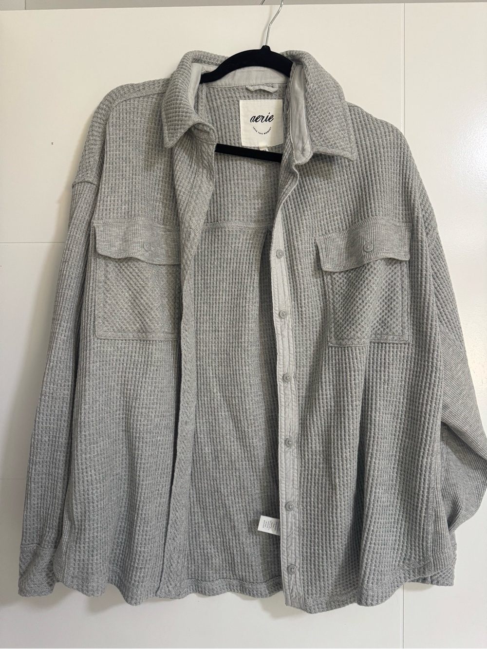 AERIE Lumberjane Waffle Top